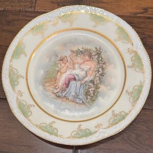 antique Z.S. & Co. (Zeh, Scherzer & Co.) Bavaria porcelain plate